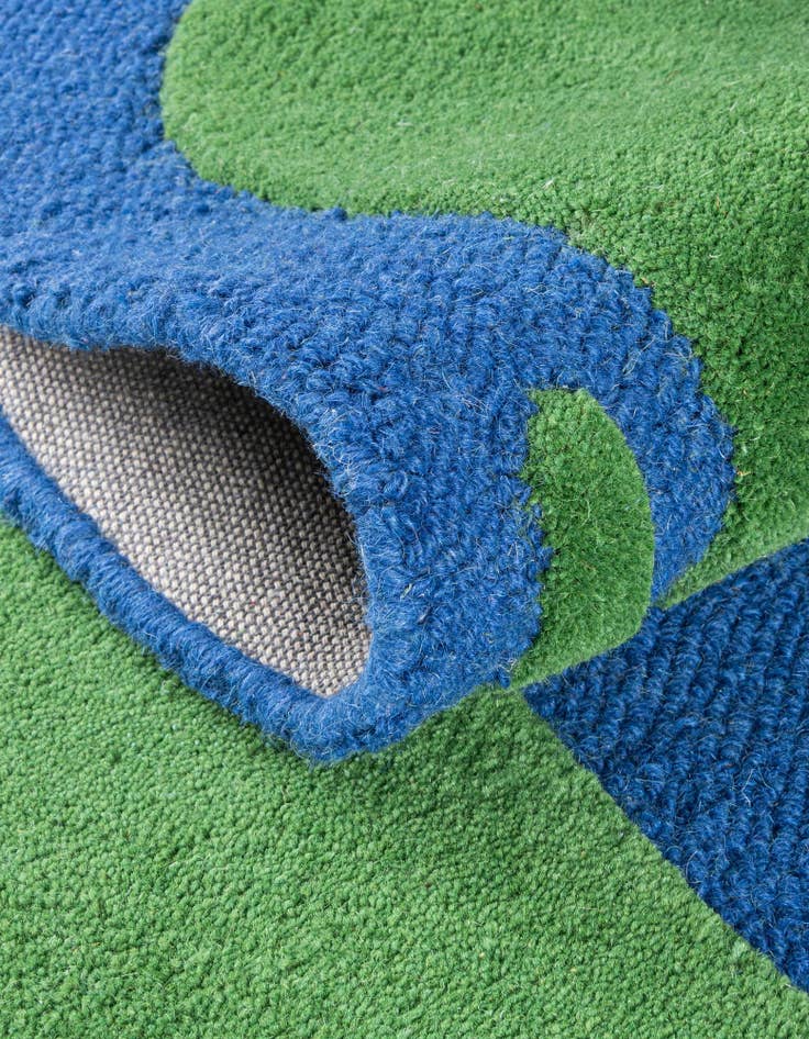 Detail image of  4' 1 x 4' 1 Playtime Kids Wool Freeform Rug