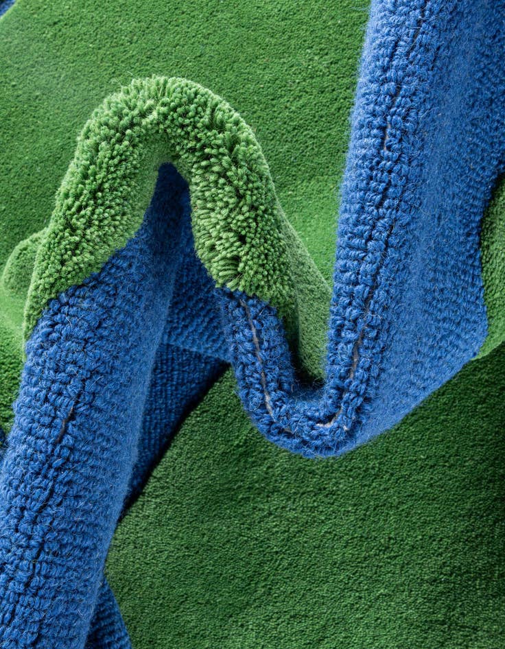 Detail image of  4' 1 x 4' 1 Playtime Kids Wool Freeform Rug