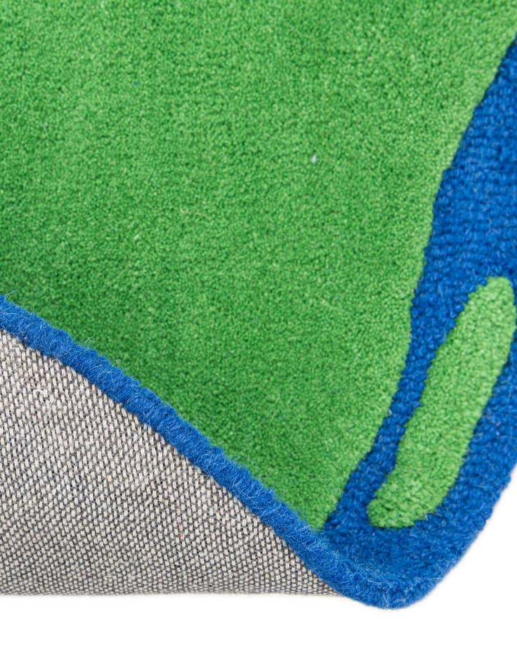 Detail image of  4' 1 x 4' 1 Playtime Kids Wool Freeform Rug