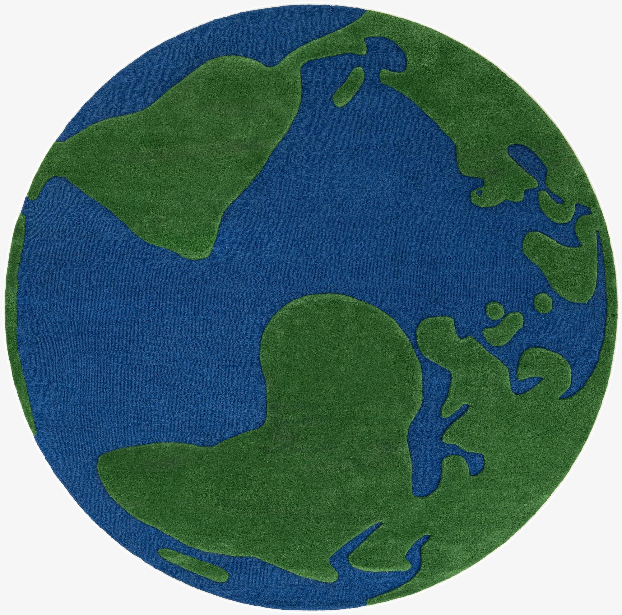  7' 10 x 7' 10 Playtime Kids Wool Freeform Rug