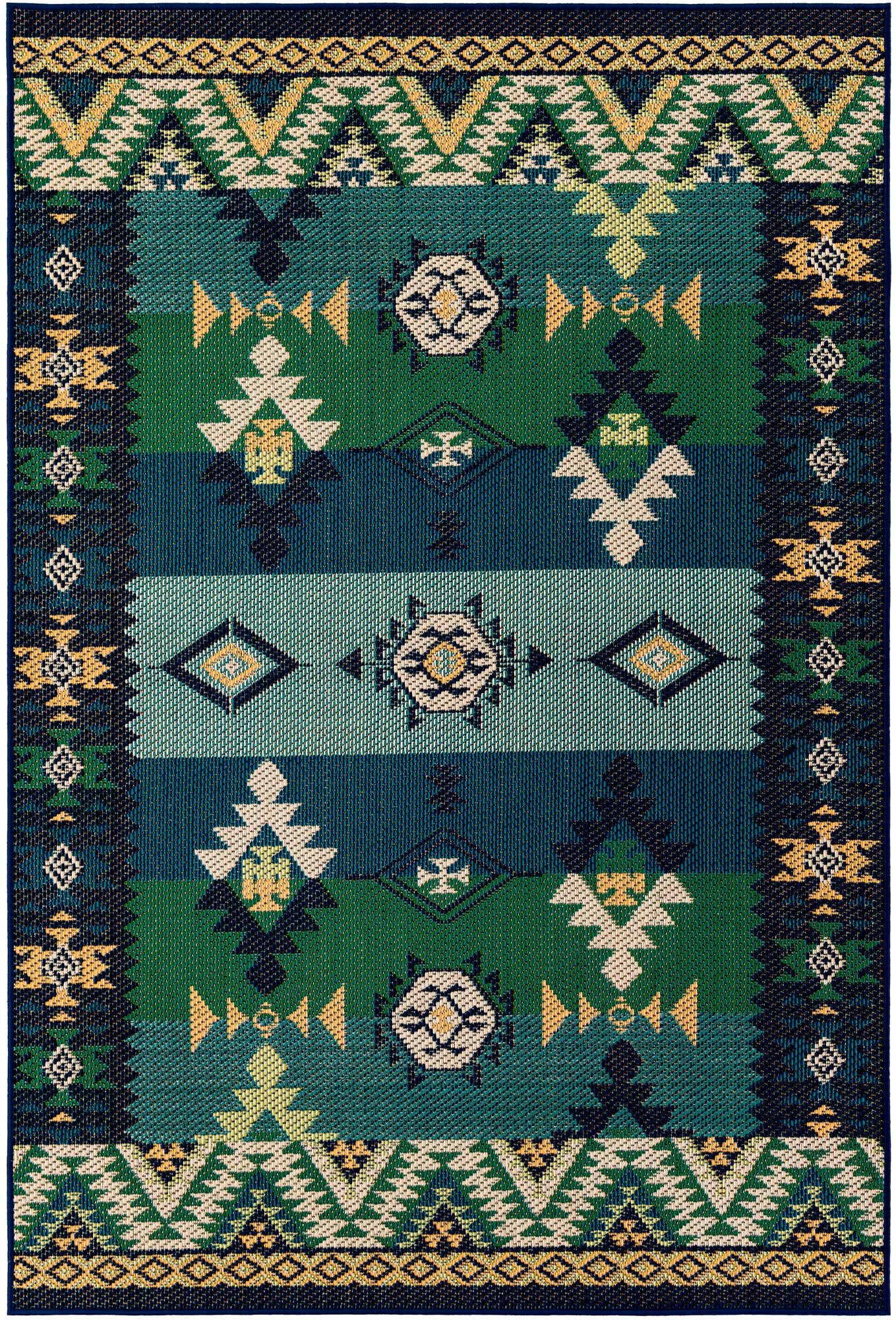 Rug Blue and Green Swatch link