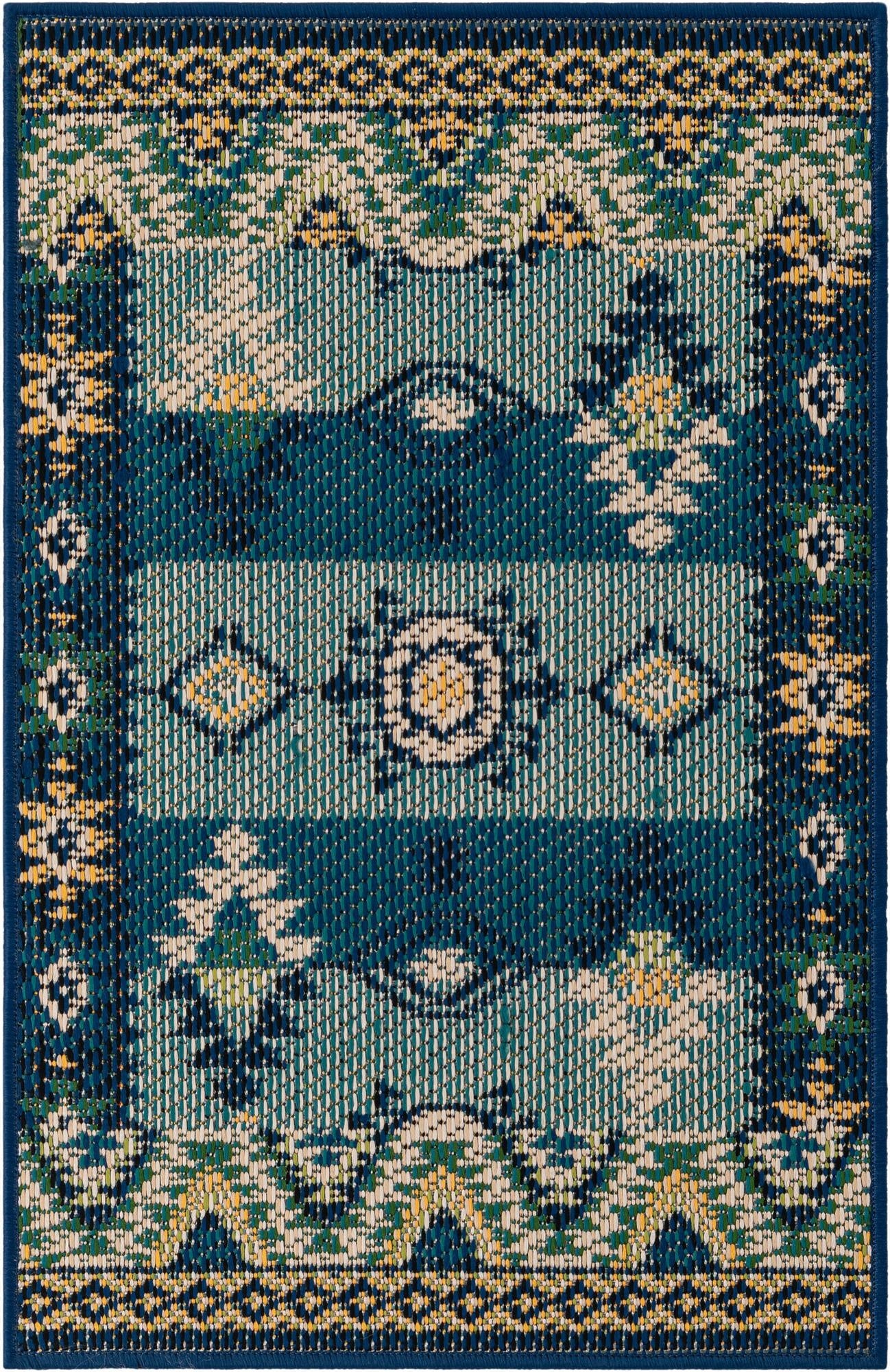  2' x 3'  Washable Baja Indoor / Outdoor Rug