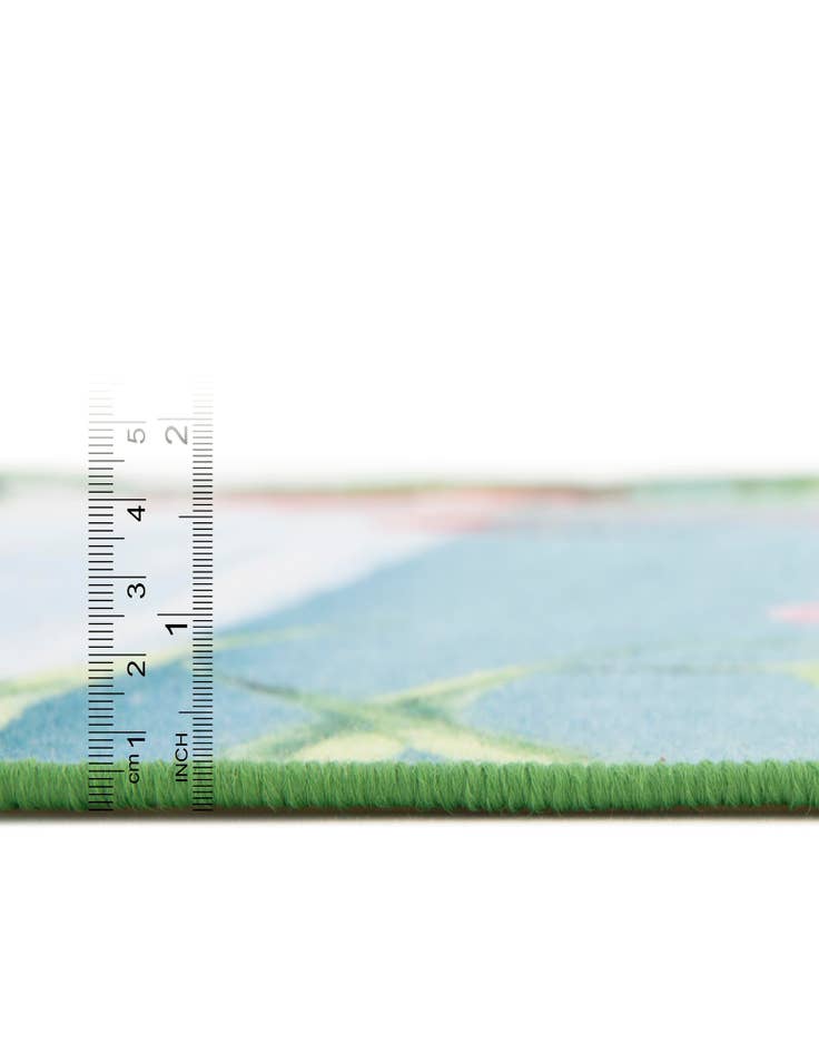 Detail image of  4' x 6'  Washable Jill Zarin Caribbean Dominica Indoor / Outdoor Rug