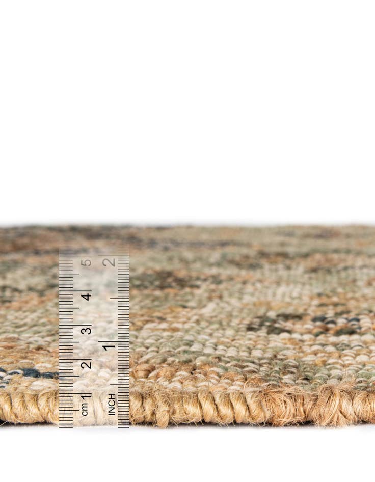 Detail image of  4' 1 x 6' 1  Hand Woven Kala Handwoven Jute Rug