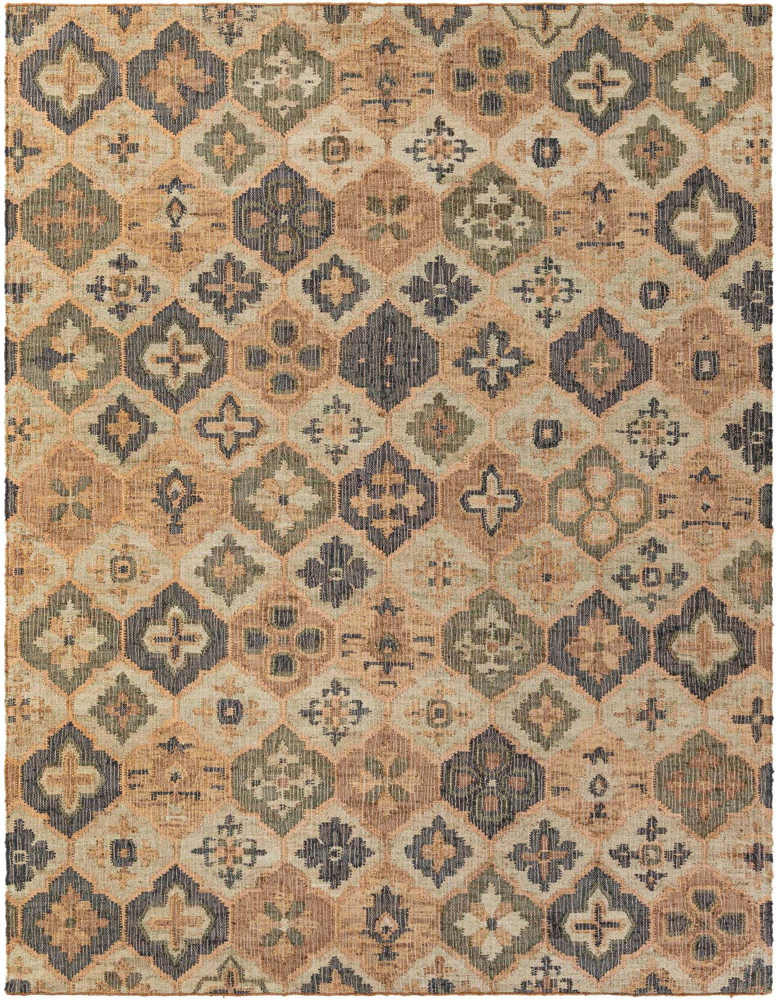 Primary image  9' x 12'  Hand Woven Kala Handwoven Jute Rug