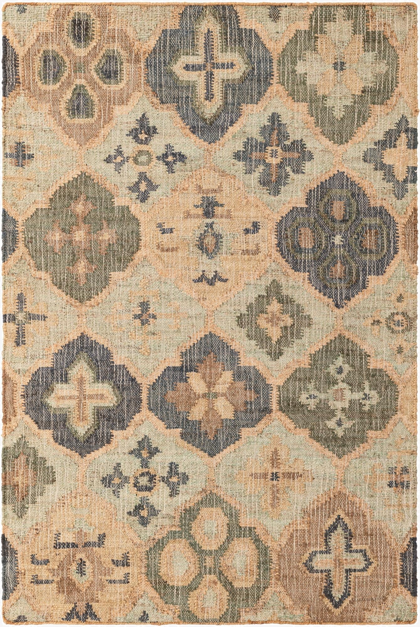  4' 1 x 6' 1  Hand Woven Kala Handwoven Jute Rug