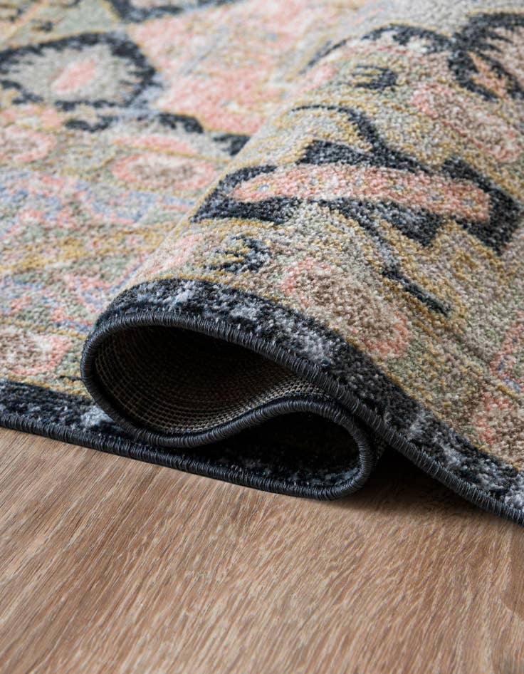 Detail image of  5' 3 x 5' 3 Kamala Washable Round Rug