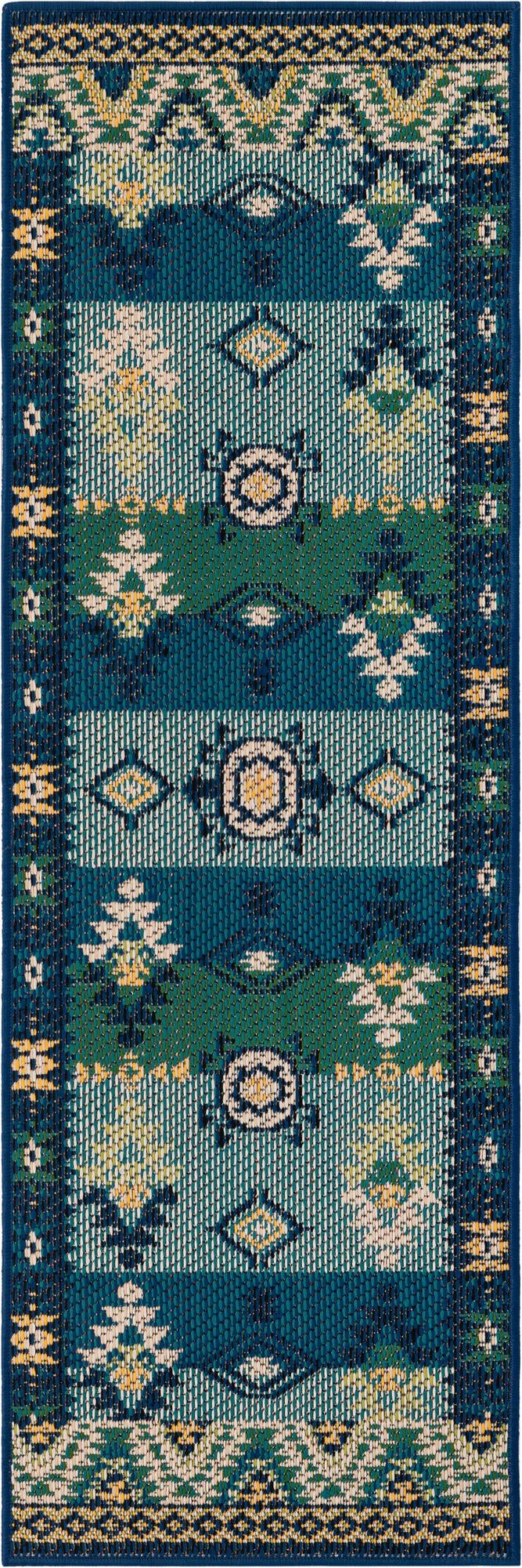 Rug Blue and Green Swatch link
