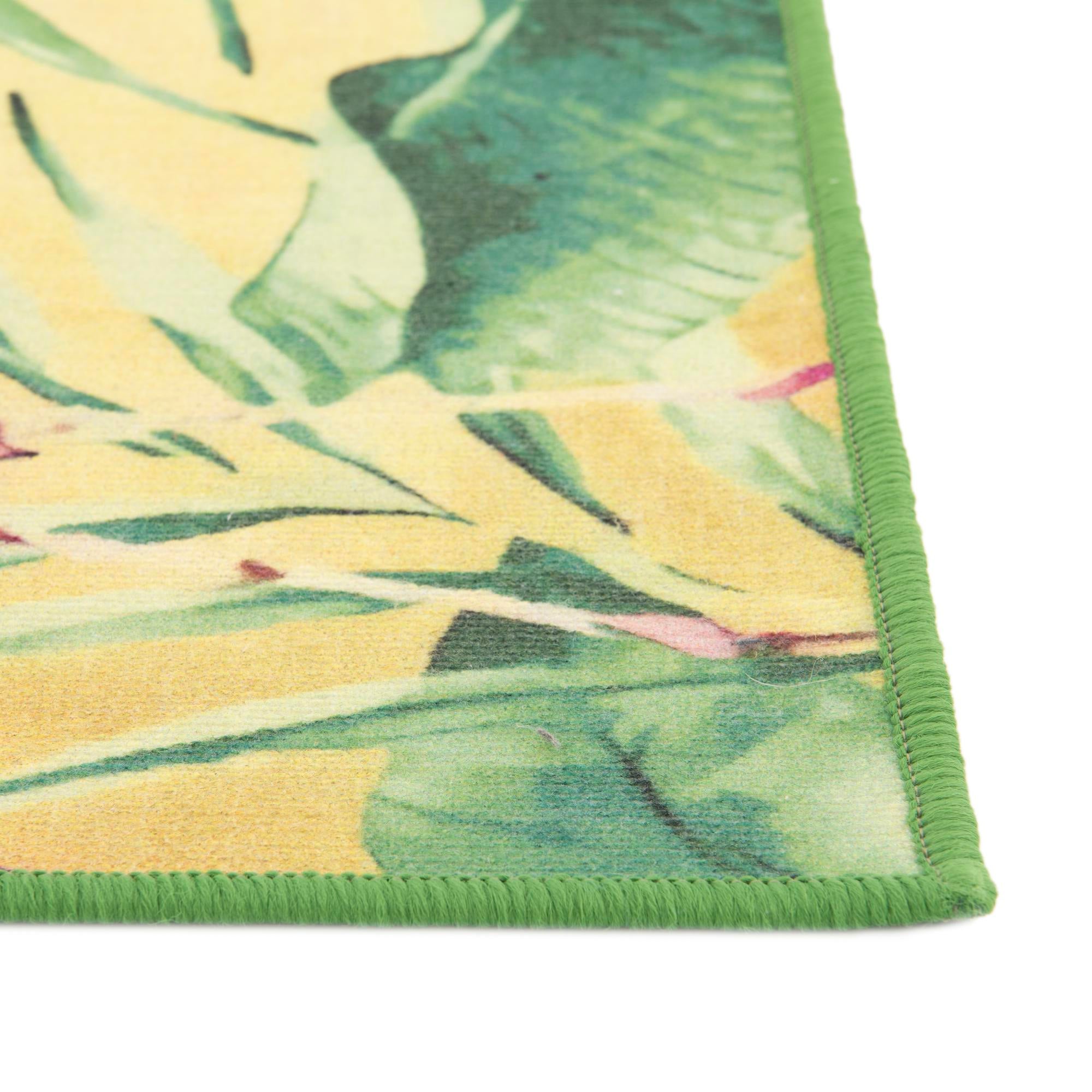 Blue and Green 2' x 8' Jill Zarin Caribbean Indoor / Outdoor Runner Rug ...