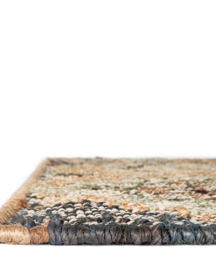 Detail image of  2' x 6' 1  Hand Woven Kala Handwoven Jute Runner Rug