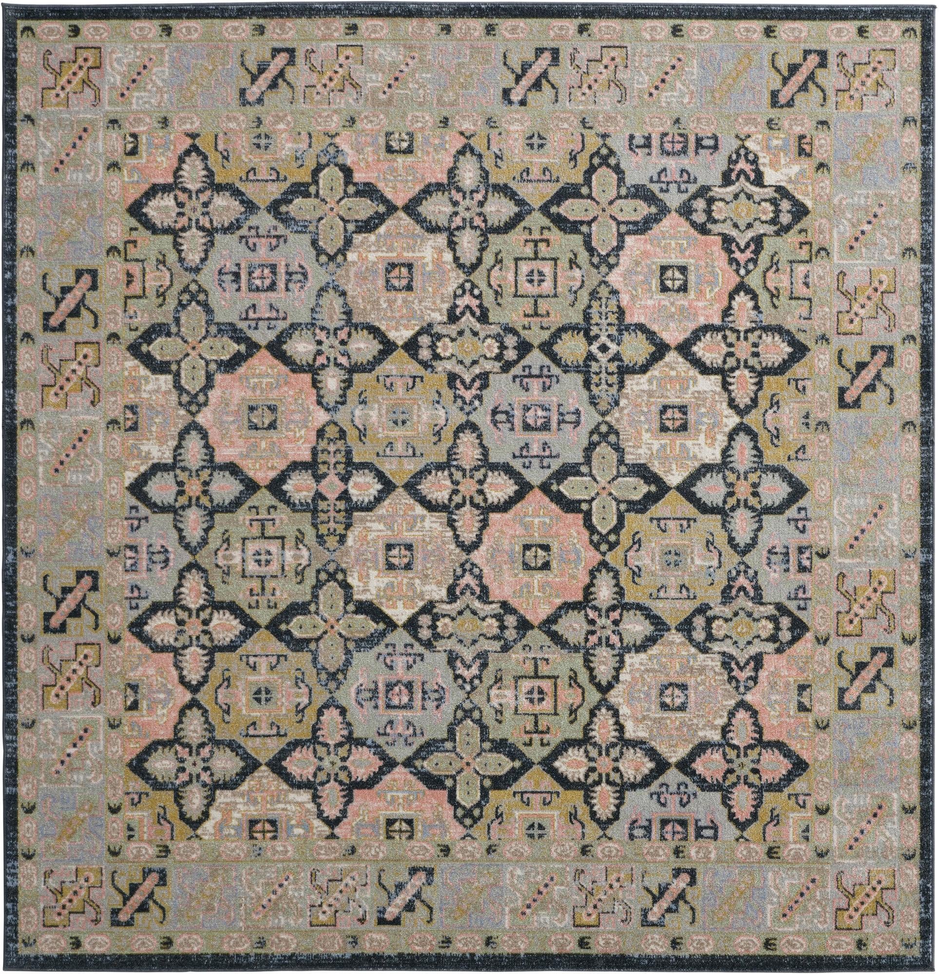 Rug Blue and Green Swatch link