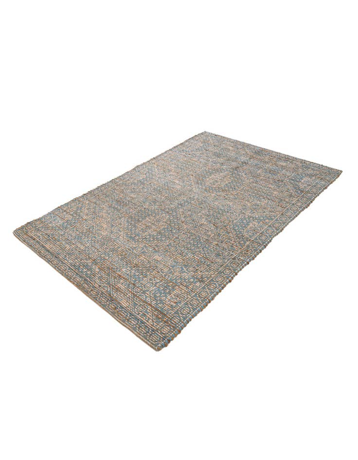 Detail image of 4' 1 x 6' 1 Chenille Jute Rug