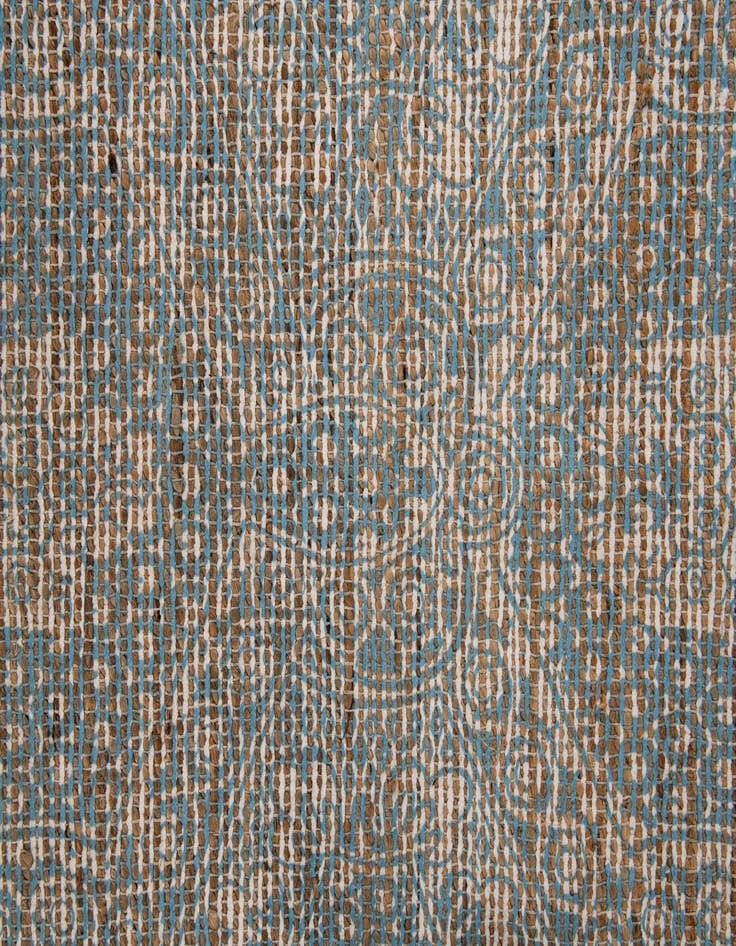Detail image of 4' 1 x 6' 1 Chenille Jute Rug