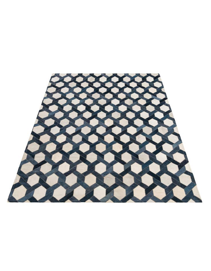 Detail image of  5' x 7' 11 Cowhide - Patchwork Rug