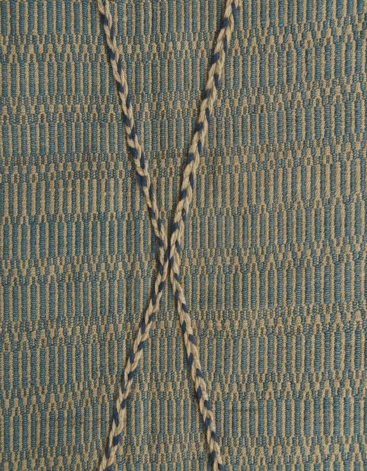 Detail image of  9' 10 x 14' 10  Hand Knotted Moroccan Wool Rug
