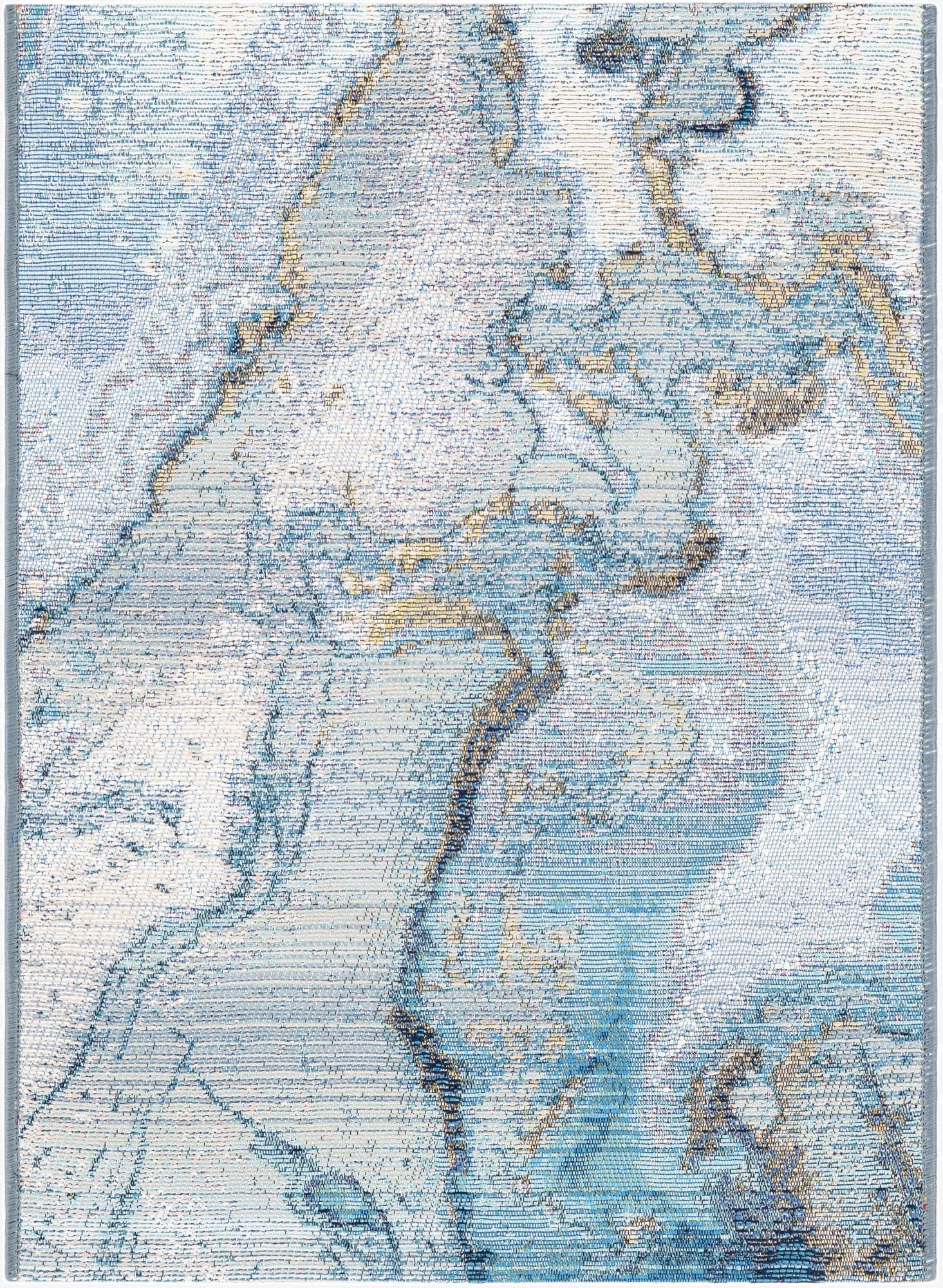  2' x 3'  Washable Modern Indoor / Outdoor Rug