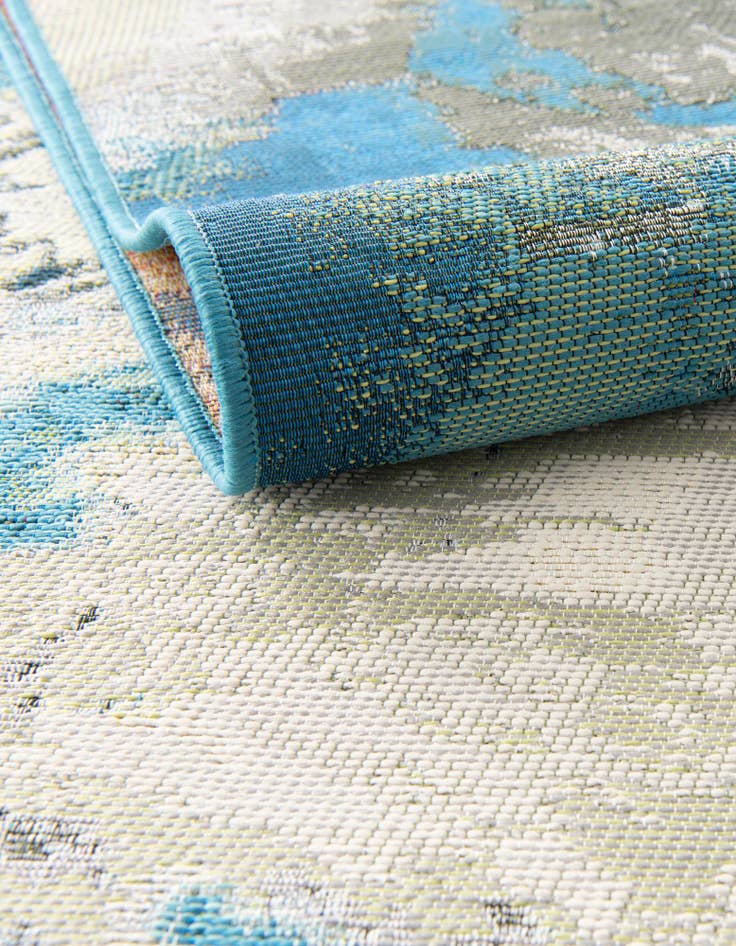 Detail image of  2' 7 x 12'  Washable Modern Indoor / Outdoor Runner Rug