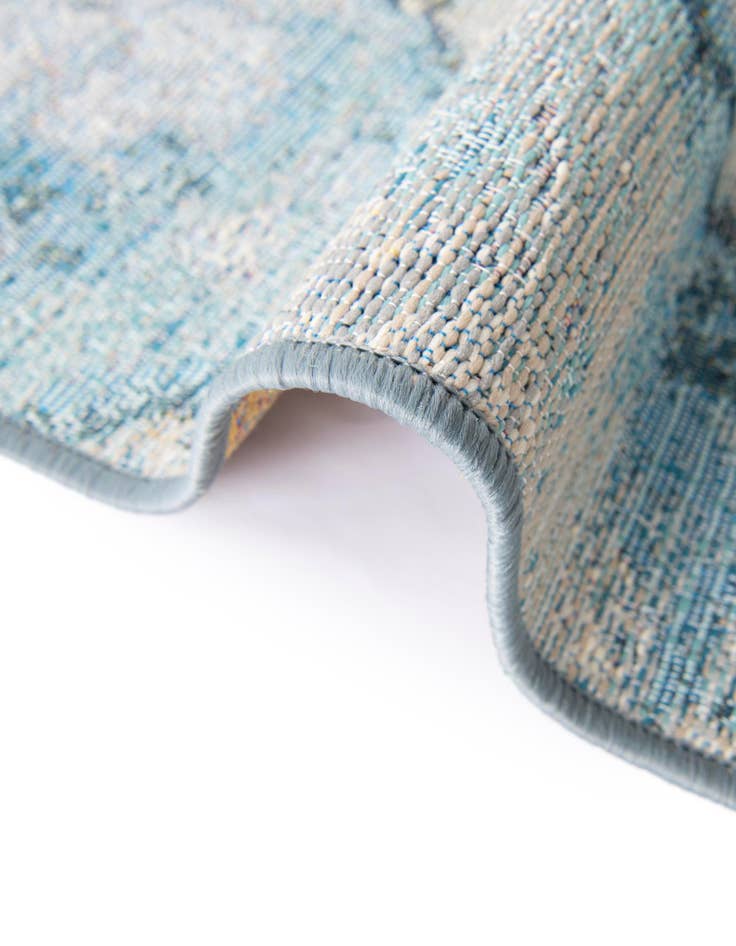 Detail image of  2' 7 x 10'  Washable Modern Indoor / Outdoor Runner Rug