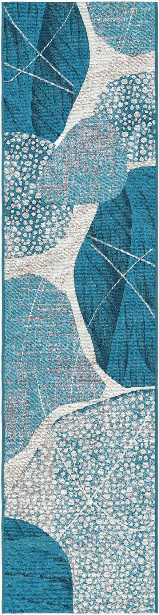  2' x 8'  Washable Modern Indoor / Outdoor Runner Rug