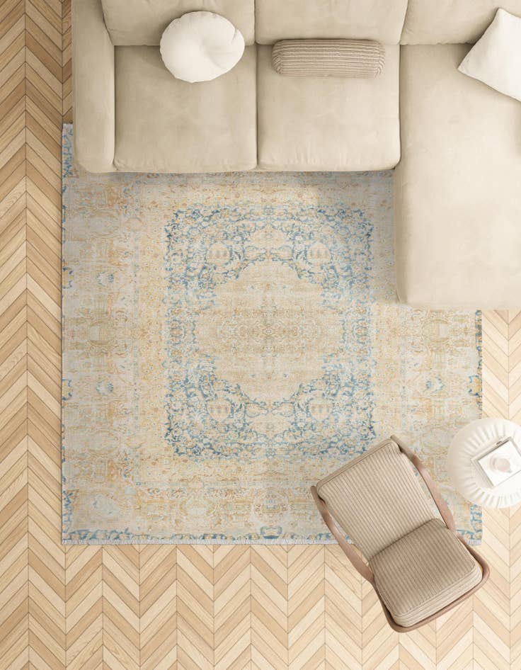 Detail image of  5' 1 x 5' 1 Boutique Square Rug