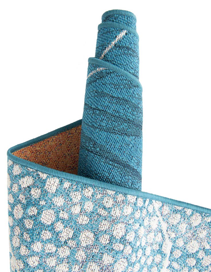 Detail image of  10' x 10'  Washable Modern Indoor / Outdoor Square Rug