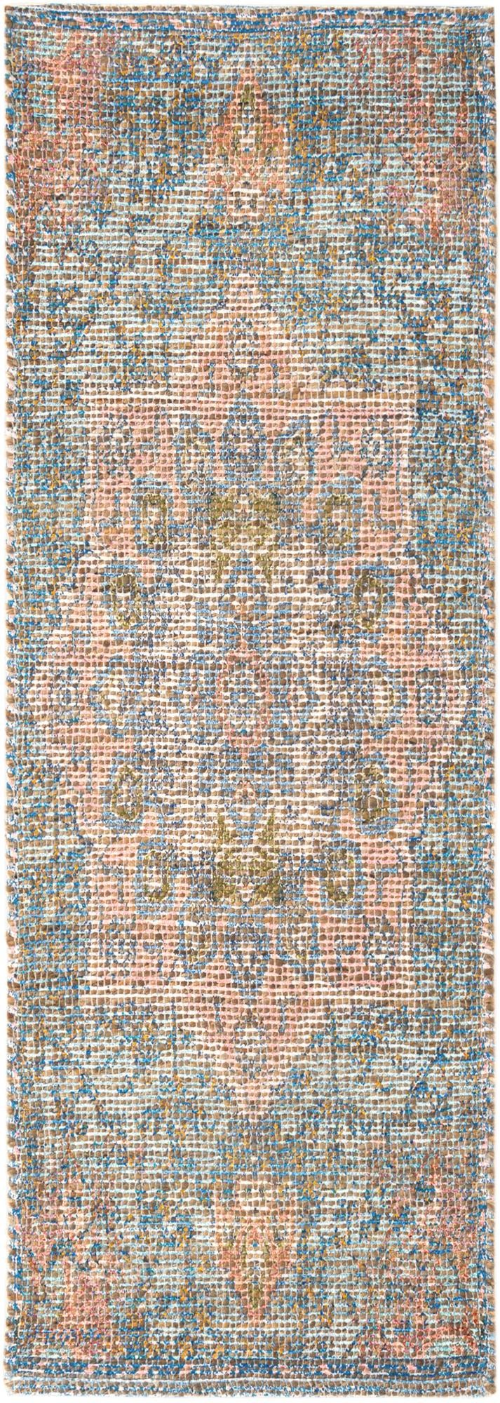 Rug Blue and Peach Swatch link
