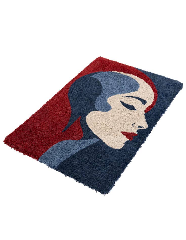 Detail image of  2' x 3' 1 Handtufted Wool Rug