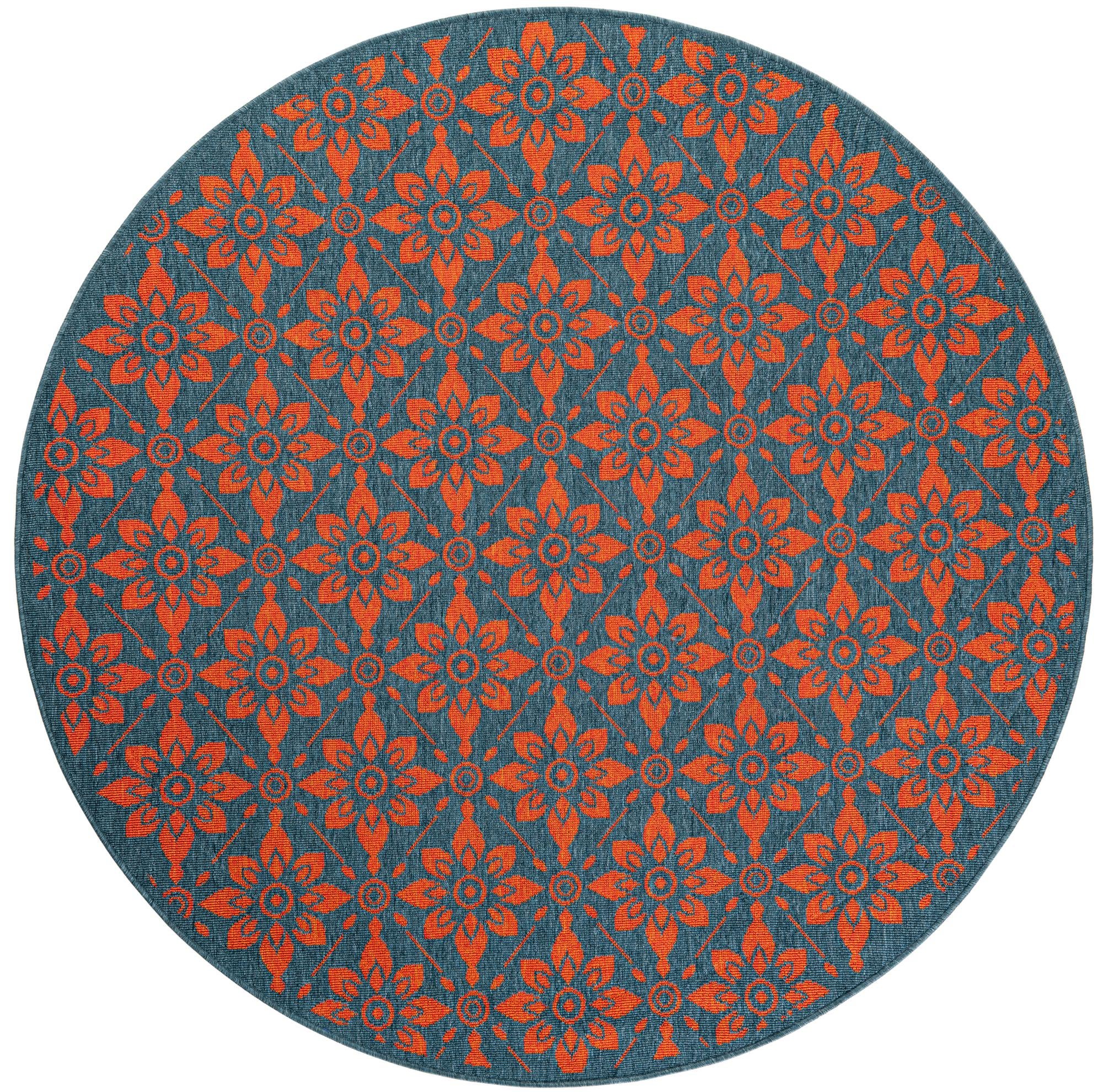Rug Blue and Red Swatch link