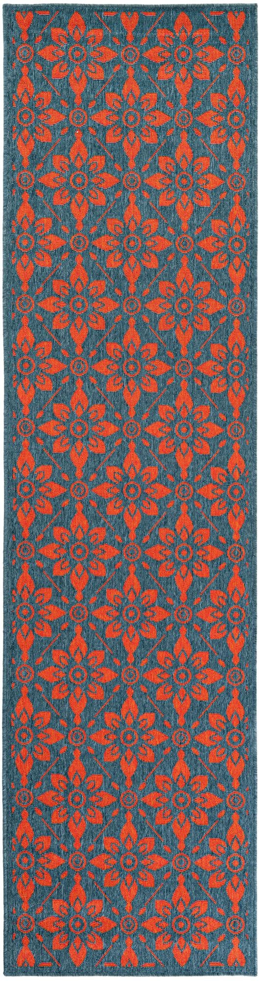 Rug Blue and Red Swatch link