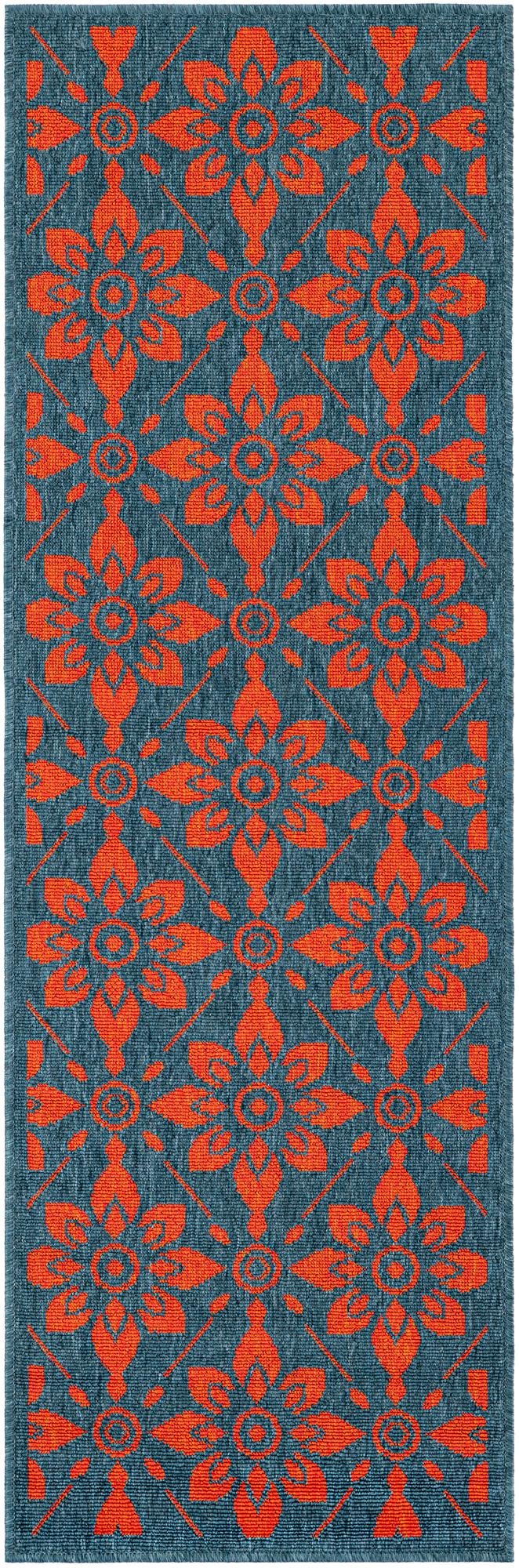 Rug Blue and Red Swatch link
