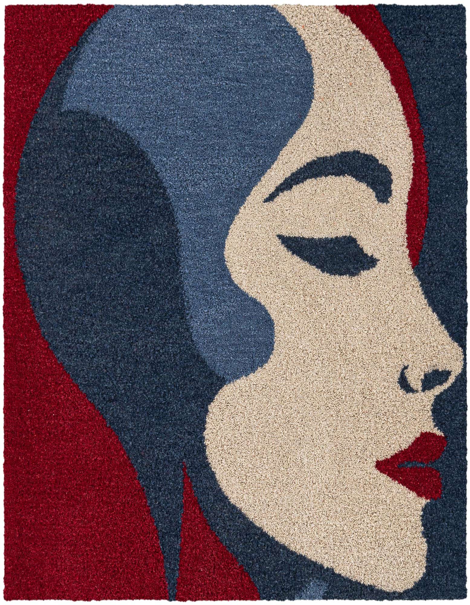 Primary image  8' x 8' Handtufted Wool Square Rug