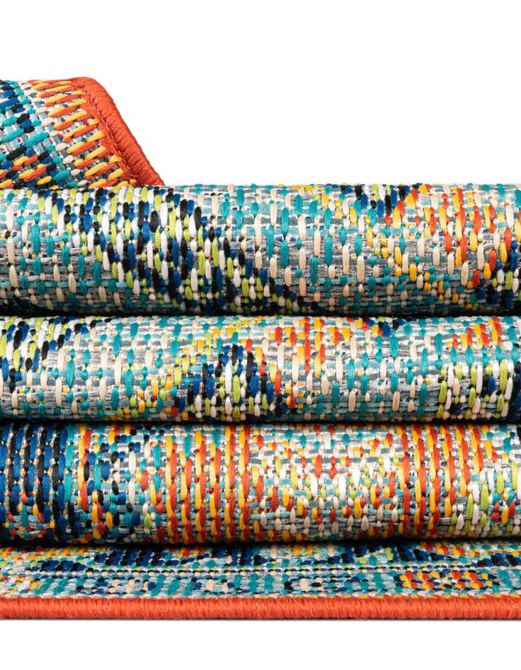 Detail image of  10' x 10'  Washable Baja Indoor / Outdoor Square Rug