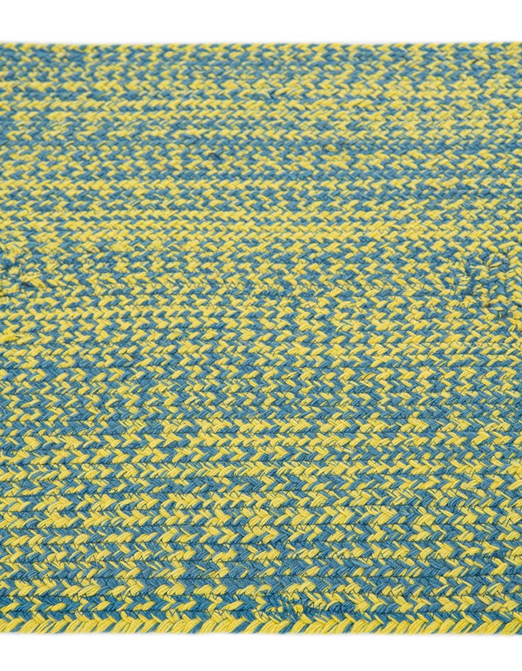 Detail image of  2' x 3'  Hand Braided Chindi Cotton Rug
