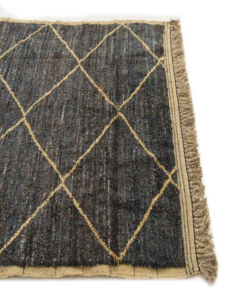 Detail image of  5' x 8' 2  Hand Knotted Moroccan Wool Rug