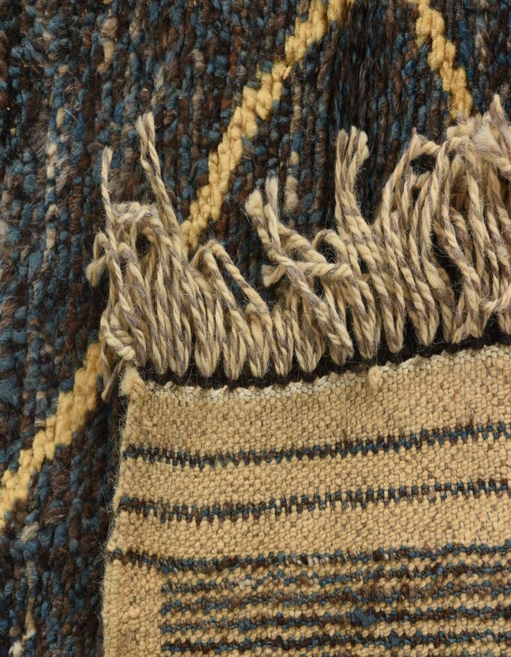 Detail image of  5' x 8' 2  Hand Knotted Moroccan Wool Rug