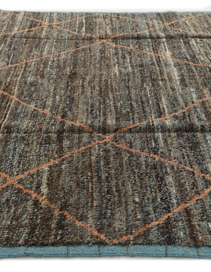 Detail image of  8' x 10' 4  Hand Knotted Moroccan Wool Rug