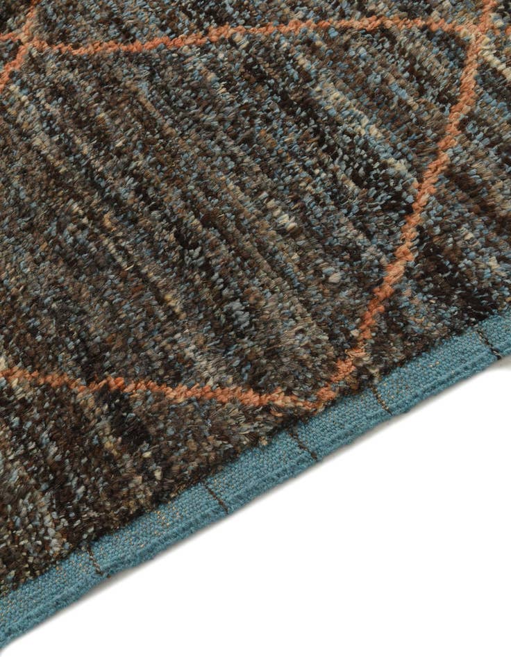 Detail image of  8' x 10' 4  Hand Knotted Moroccan Wool Rug