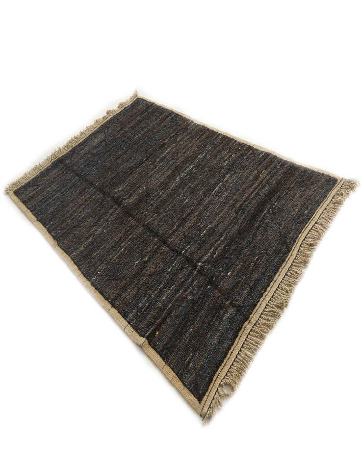 Detail image of  5' 5 x 8' 2  Hand Knotted Moroccan Wool Rug