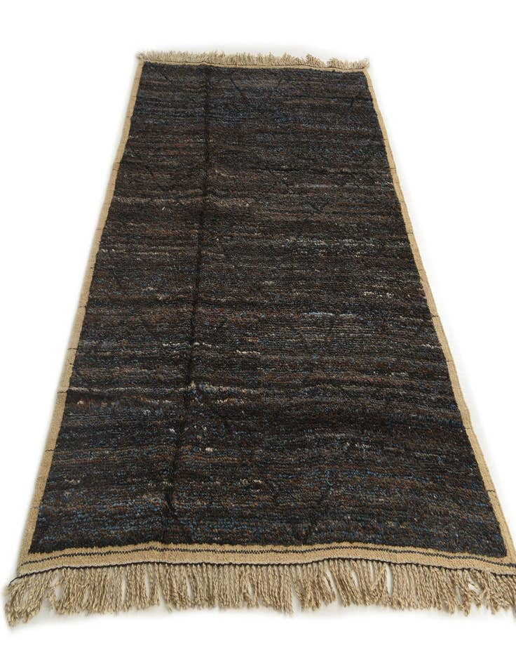 Detail image of  5' 5 x 8' 2  Hand Knotted Moroccan Wool Rug