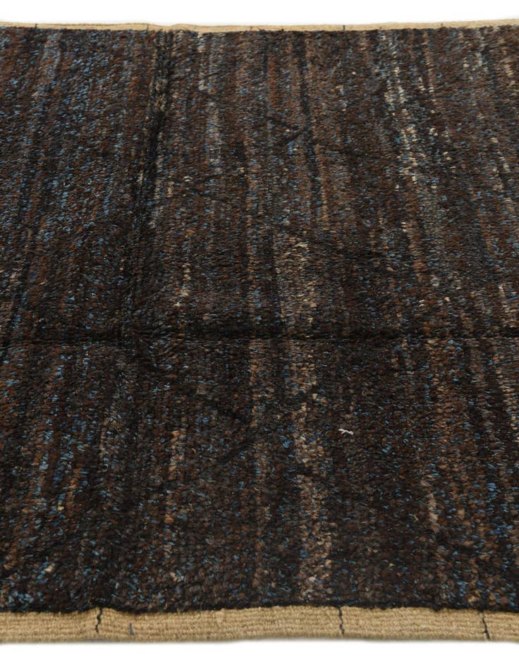 Detail image of  5' 5 x 8' 2  Hand Knotted Moroccan Wool Rug