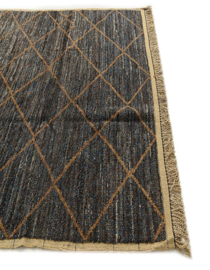 Detail image of  6' x 9' 4  Hand Knotted Moroccan Wool Rug