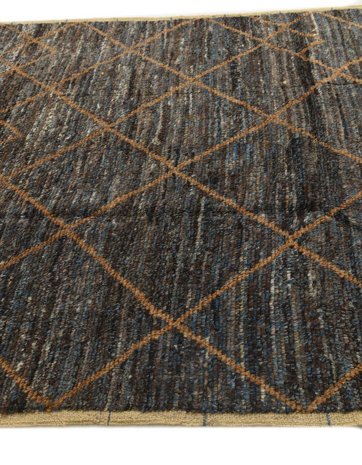 Detail image of  6' x 9' 4  Hand Knotted Moroccan Wool Rug