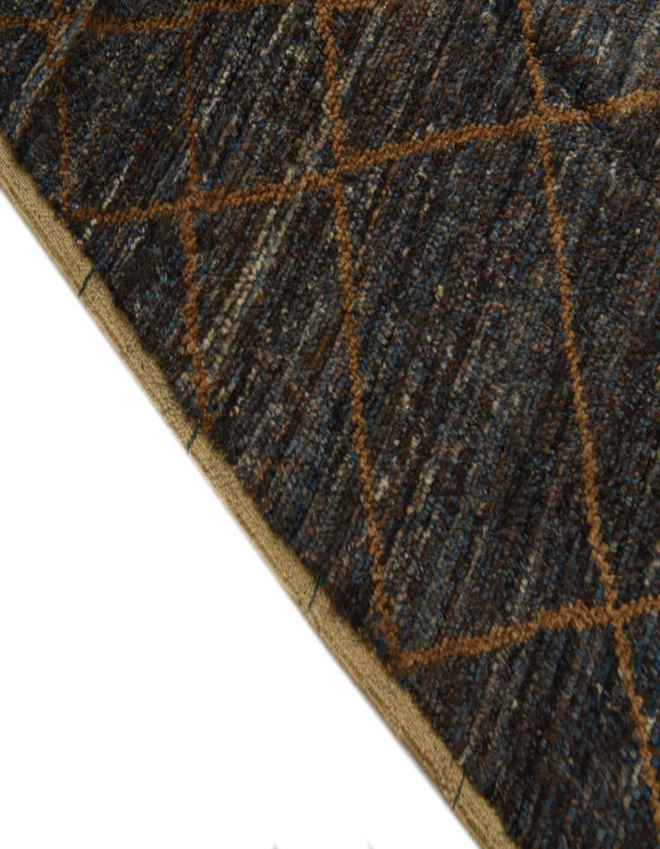 Detail image of  6' x 9' 4  Hand Knotted Moroccan Wool Rug