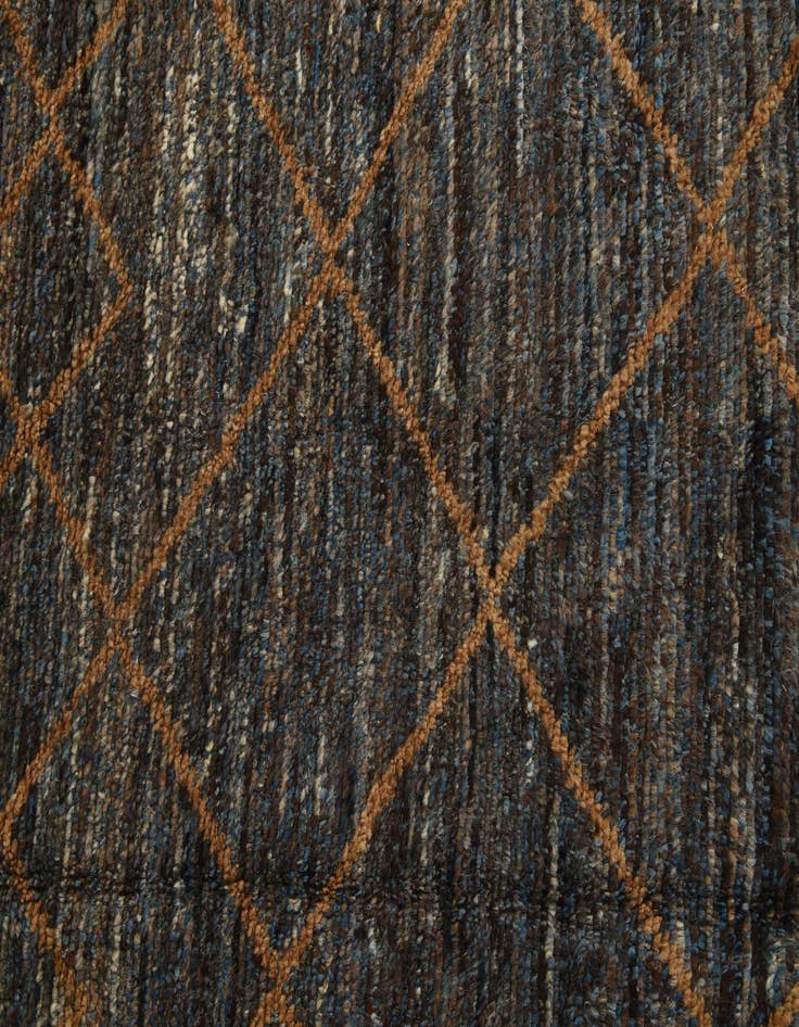 Detail image of  6' x 9' 4  Hand Knotted Moroccan Wool Rug