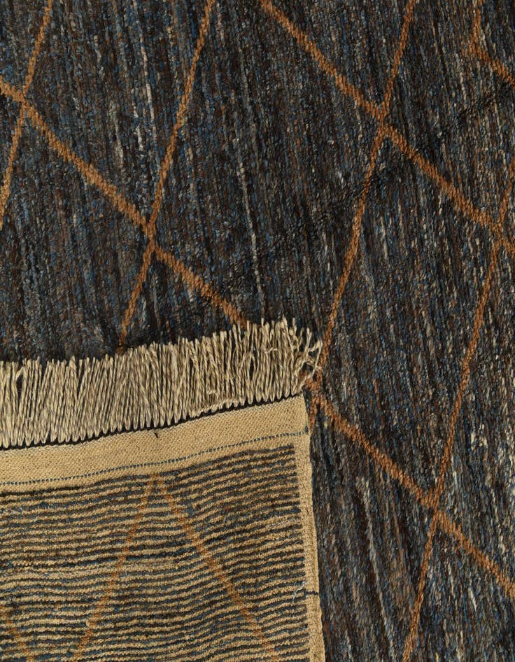 Detail image of  6' x 9' 4  Hand Knotted Moroccan Wool Rug