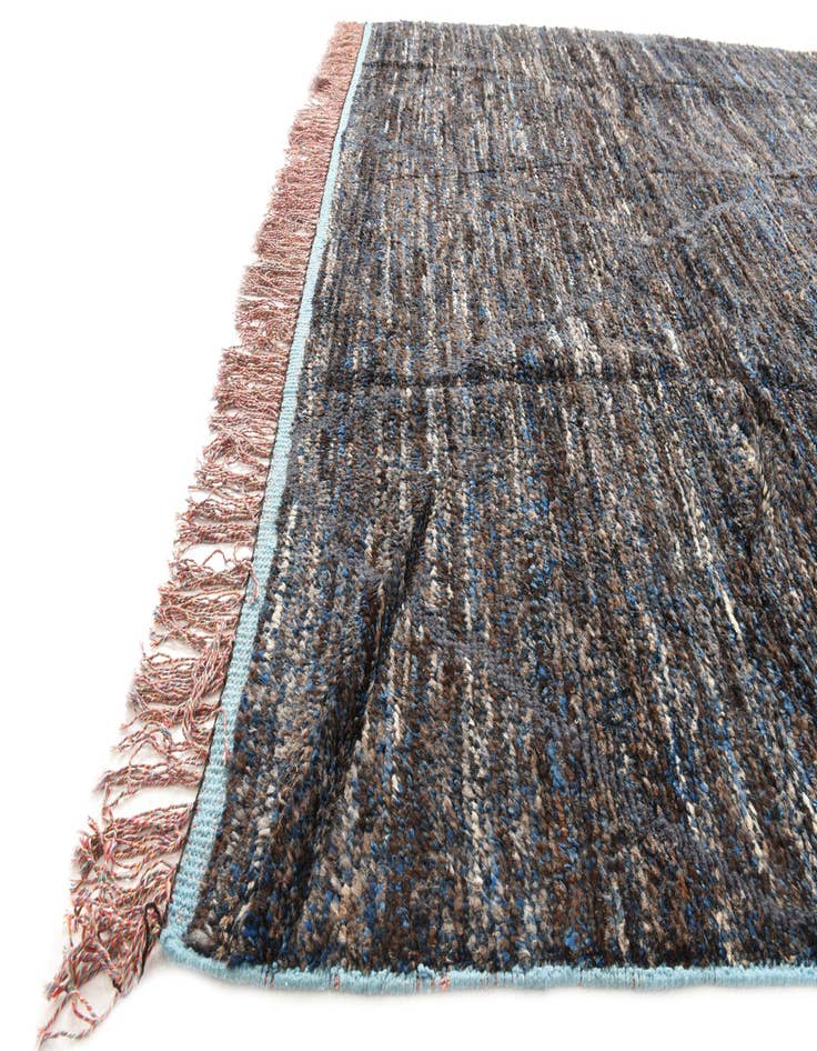 Detail image of  7' 7 x 10' 5  Hand Knotted Moroccan Wool Rug