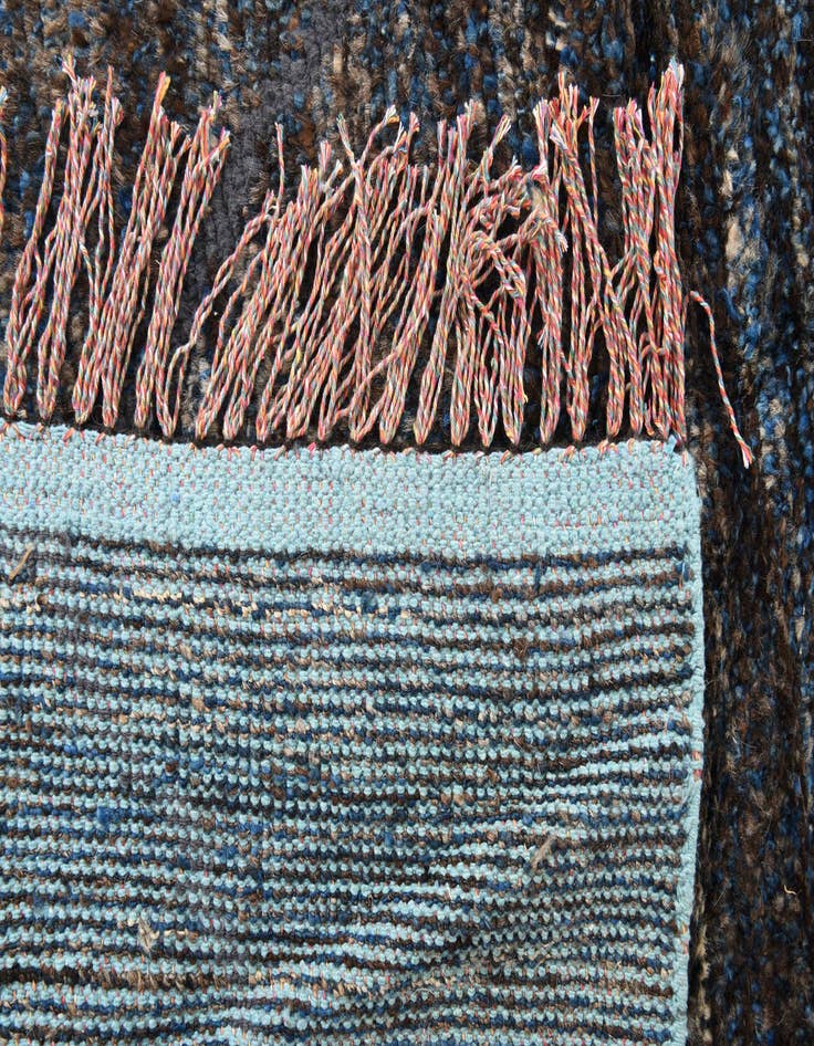 Detail image of  7' 7 x 10' 5  Hand Knotted Moroccan Wool Rug