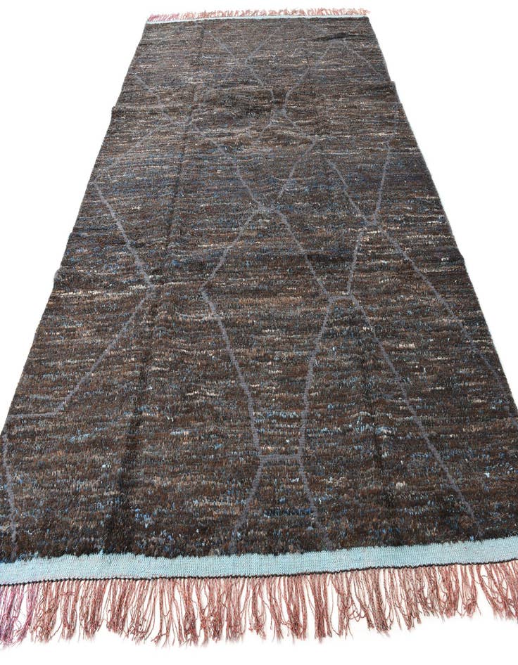 Detail image of  8' 11 x 12' 6  Hand Knotted Moroccan Wool Rug