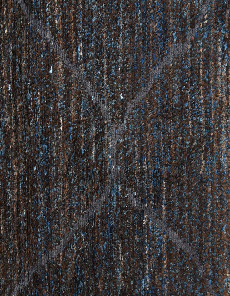 Detail image of  8' 11 x 12' 6  Hand Knotted Moroccan Wool Rug