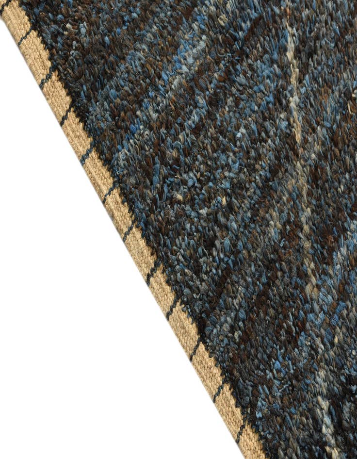 Detail image of  5' 2 x 8' 7  Hand Knotted Moroccan Wool Rug